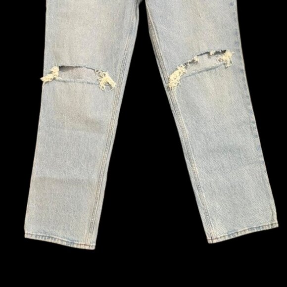 NWT Abercrombie & Fitch The 90"s Straight Mid Rise Curve Love Size 28 6 Short - Picture 4 of 16